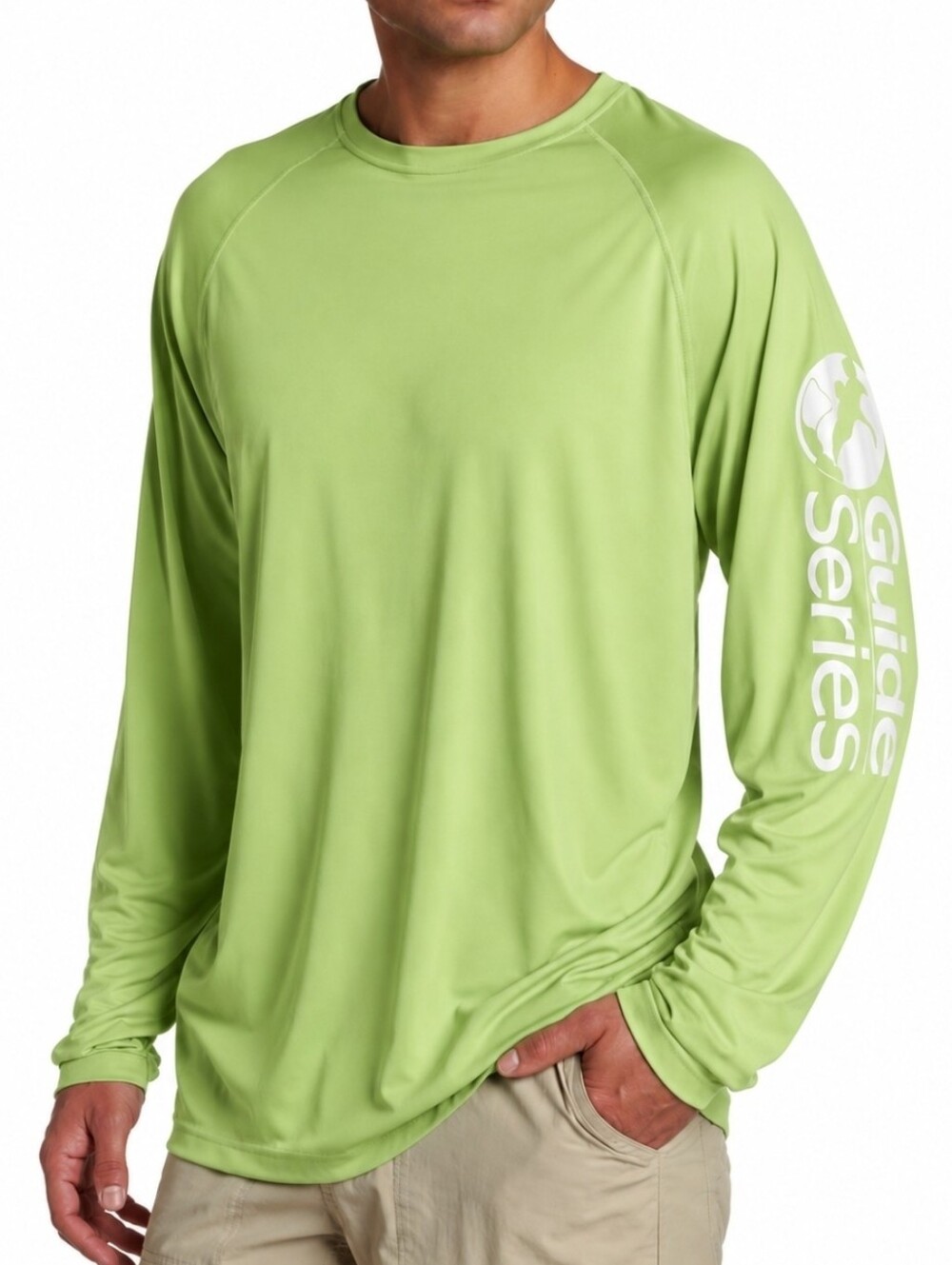 Gander Mountain Men's Sharp Green Long Sleeve Fishing Tee
